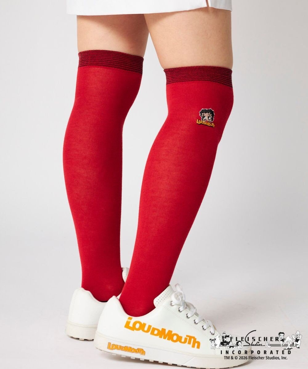 FILA GOLF／marie claire 【Loudmouth×Betty Boop™】ニーハイソックス 