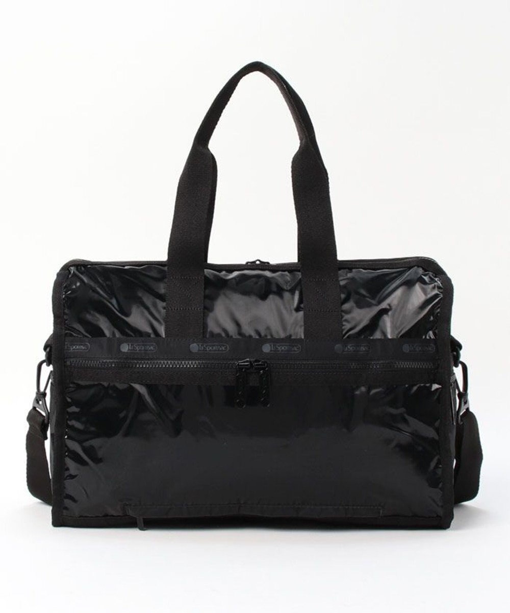 LeSportsac DELUXE MED WEEKENDER/ブラックシャイン 