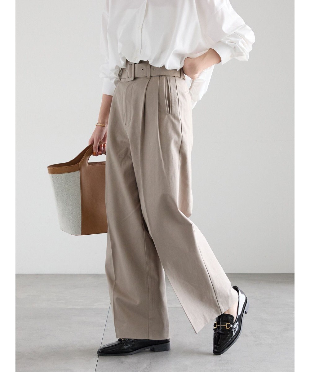 Te chichi ハイウエストワイドチノパンツ《2026 spring catalog item》 
