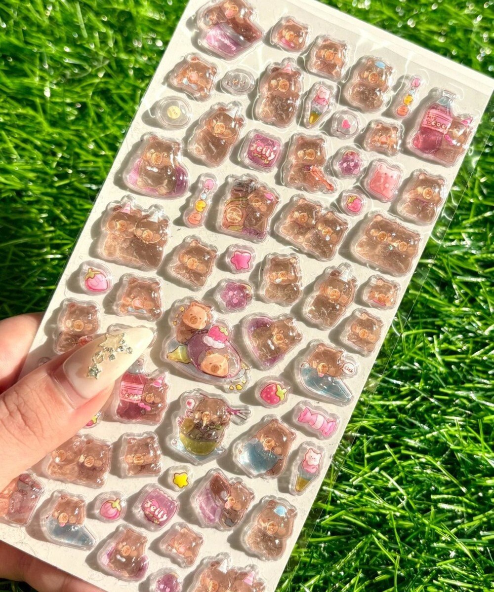 WEGO ぷっくりカピバラステッカー 