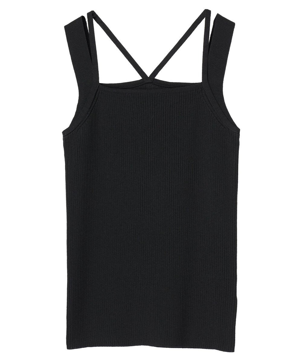 earth music&ecology レイヤードニットタンクトップ 