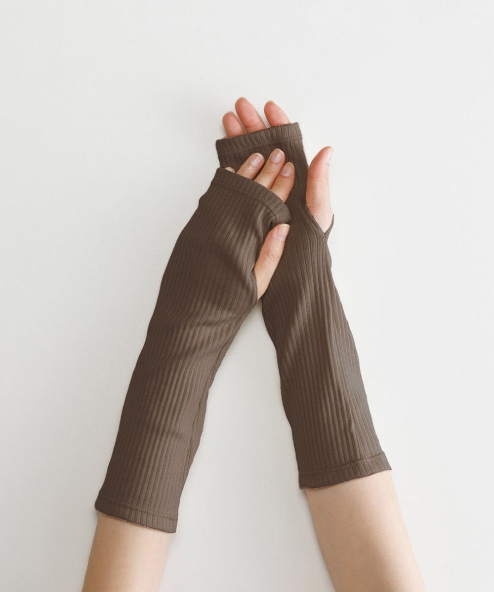 ORuKuBET organic cotton rib arm cover 【 UVカット・オーガニックコットン・日本製 】 
