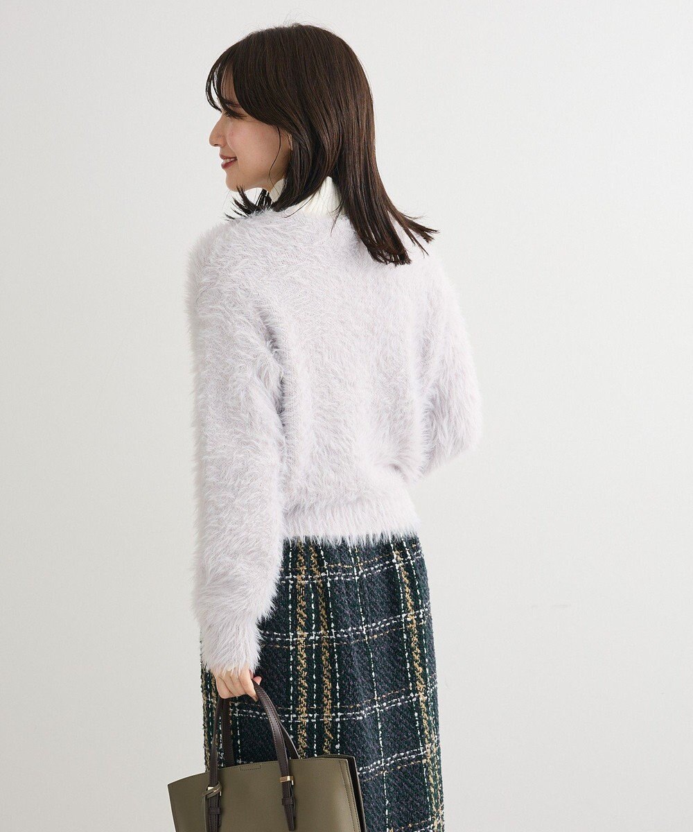 Green Parks ・Ｐｅｔｉｔ　Ｆｌｅｕｒ　シャギーニットカーディガン 