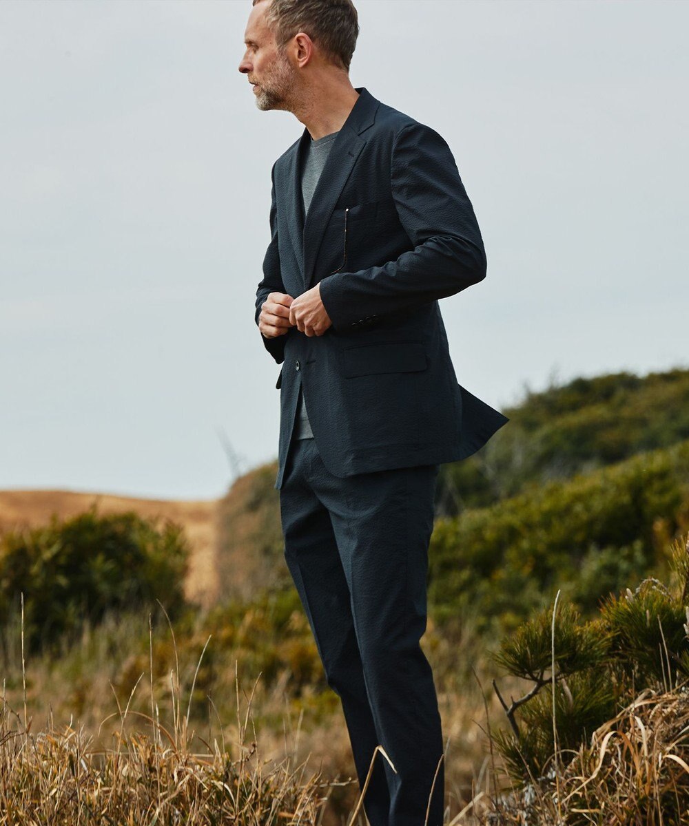 GOTAIRIKU セットアップ可【軽量/ストレッチ】クールマックスサッカーセットアップ ジャケット 