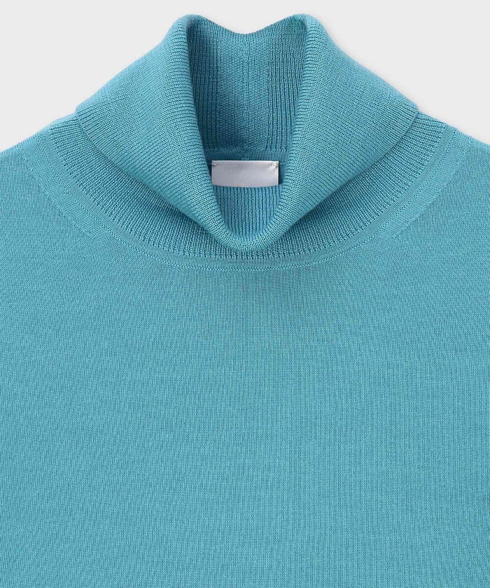 Paul Smith ドレープウール ストライプ タートルネック ニット 