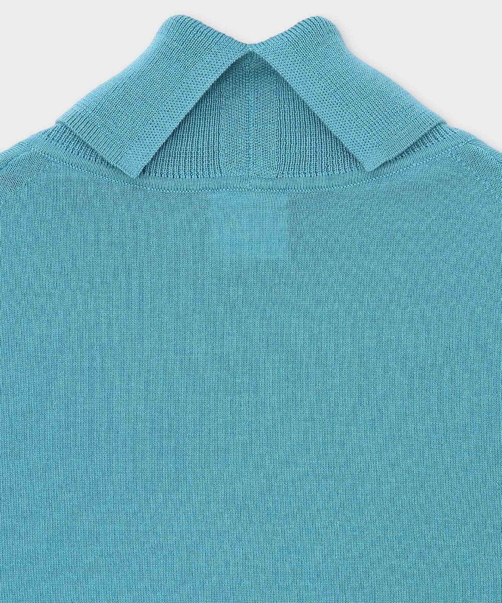 Paul Smith ドレープウール ストライプ タートルネック ニット 