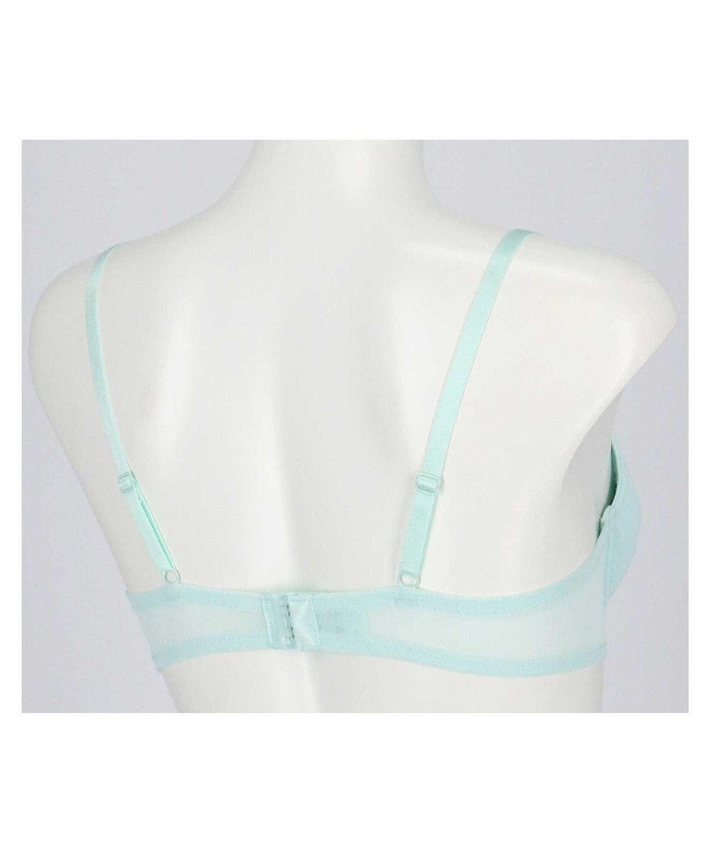 une nana cool 胸もとフィットをリボンでキープ リボンブラ 