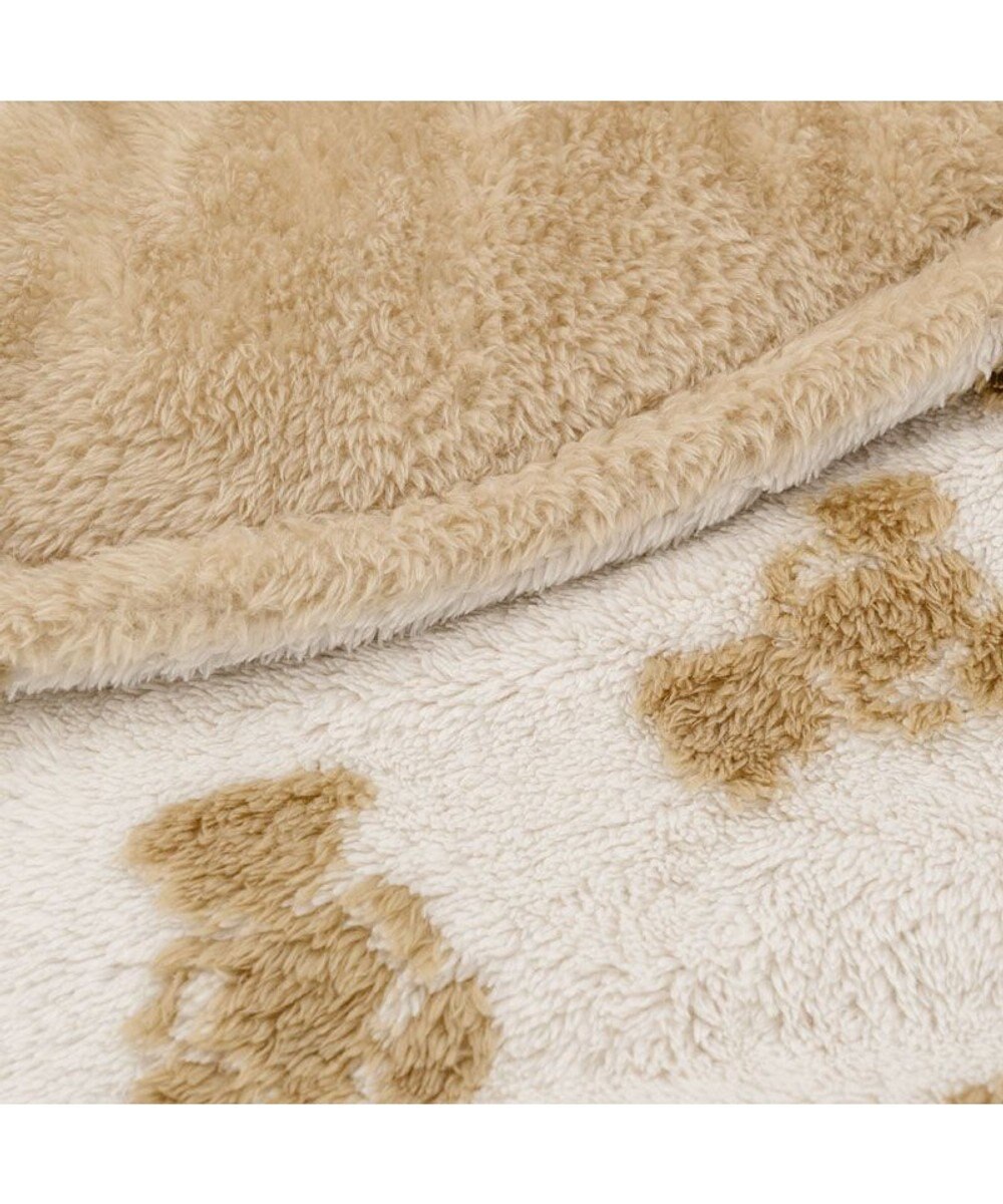 PET PARADISE ペットパラダイス くまちゃん織り 遠赤外線 ボアマット 丸型 Ｍ 