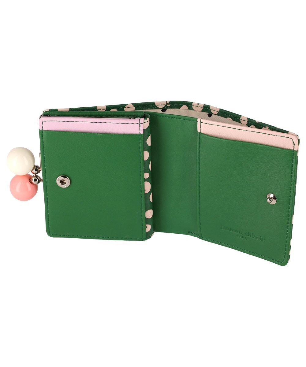 tsumori chisato CARRY ポルカドット 2つ折り財布 がま口 ミニ財布 