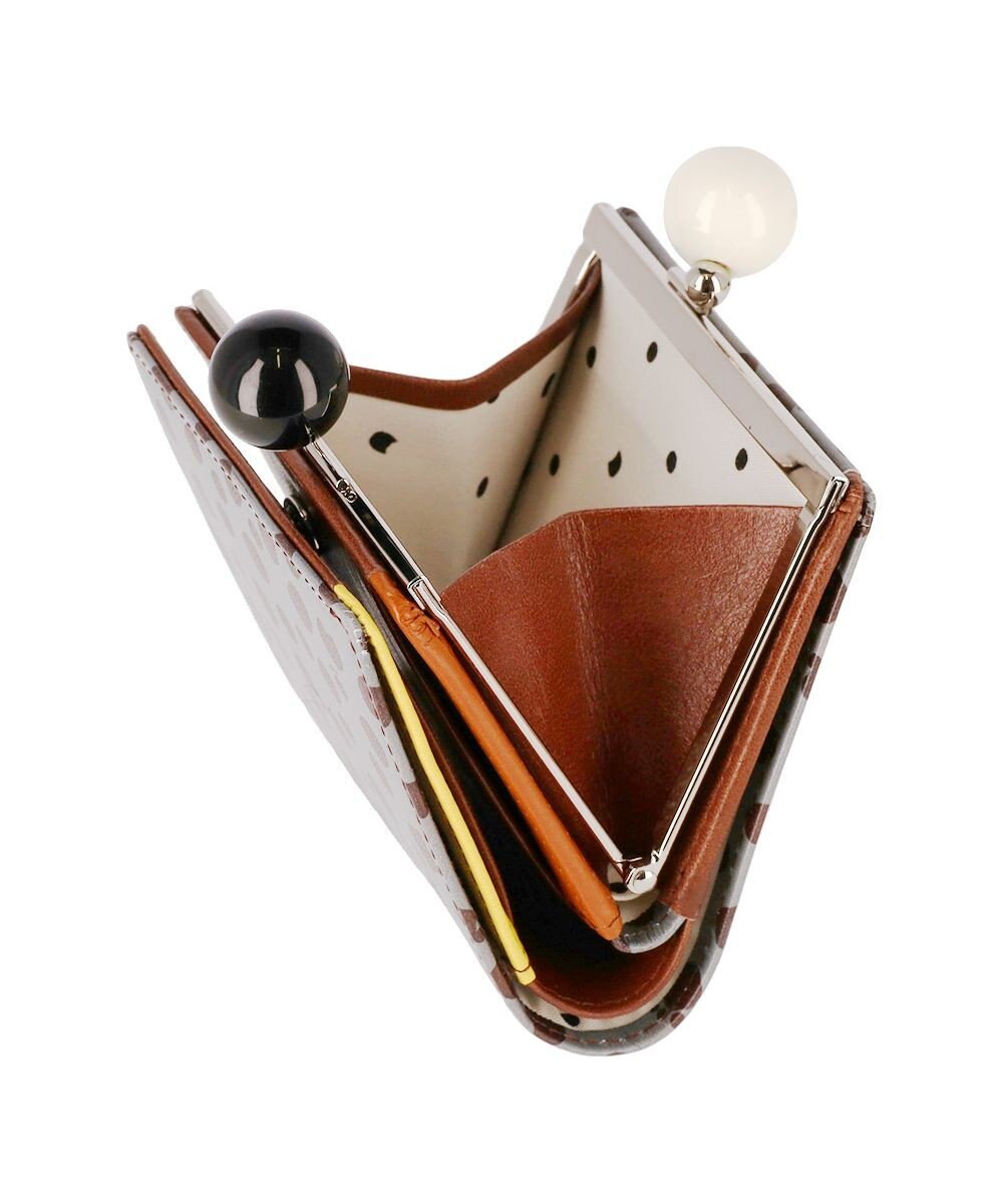 tsumori chisato CARRY ポルカドット 2つ折り財布 がま口 ミニ財布 