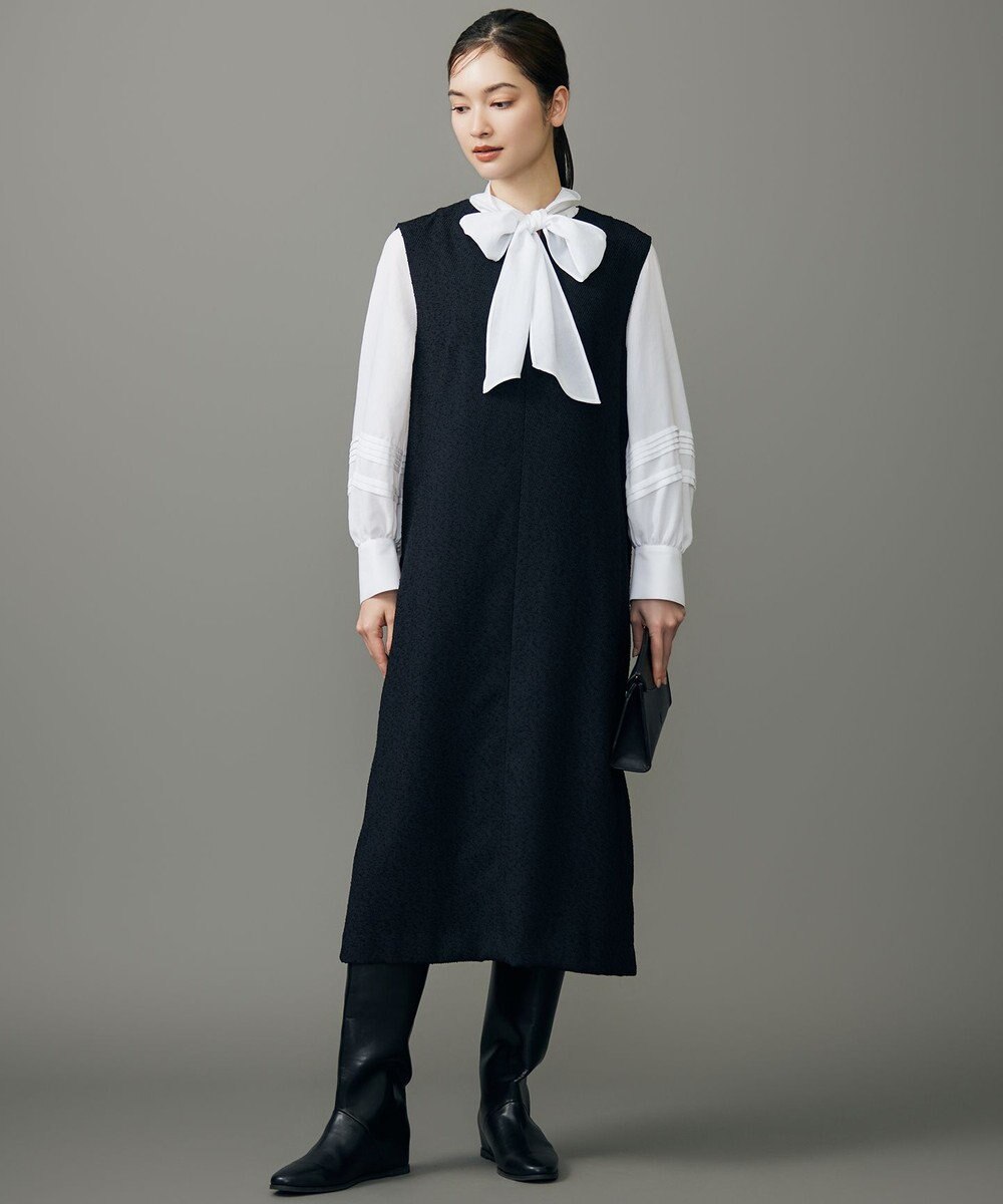 自由区 L 【17号サイズまで展開・カタログ掲載】ブライトリングツイード ジャンパースカート 