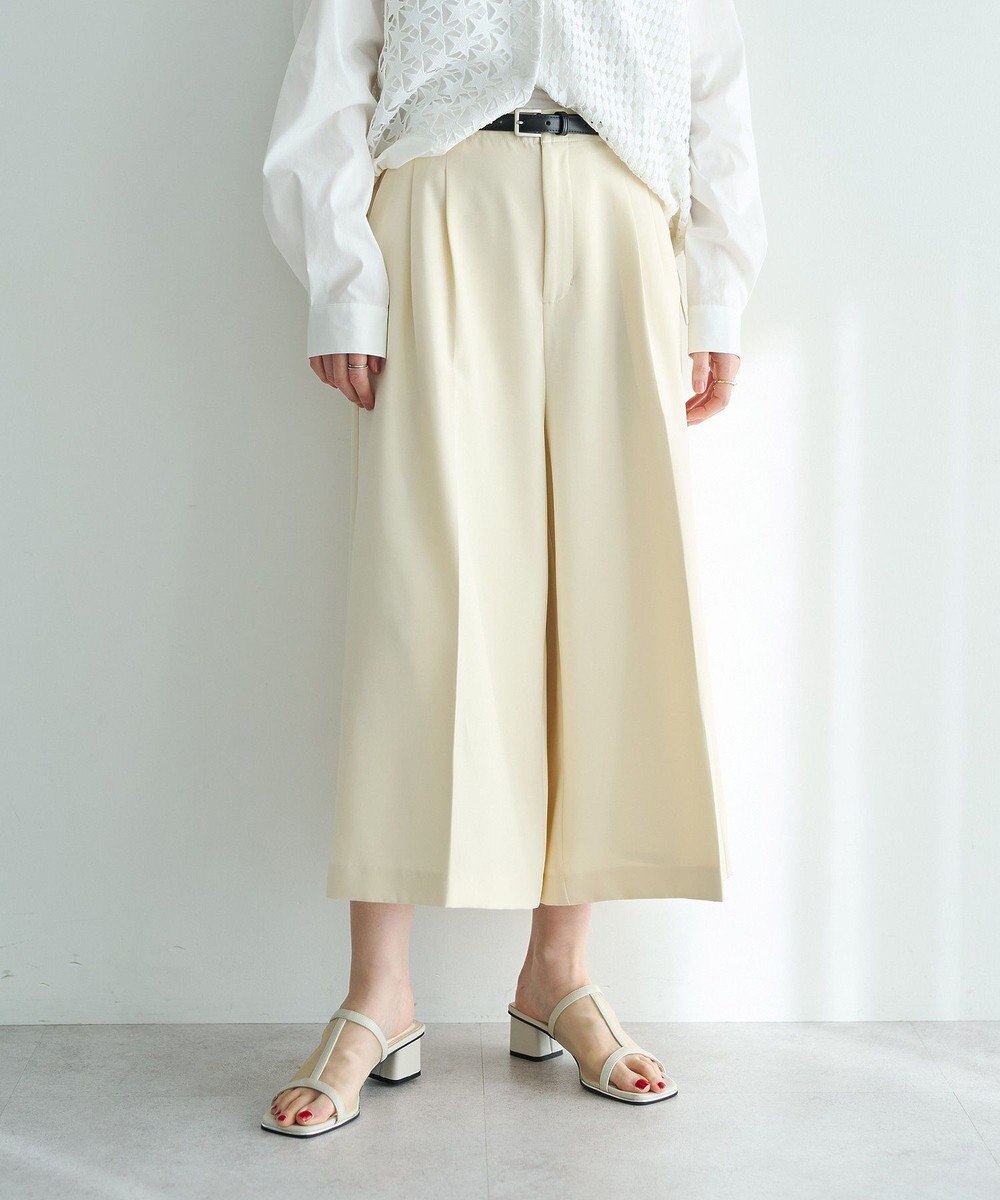 YECCA VECCA ベルトSETクロップド丈パンツ 