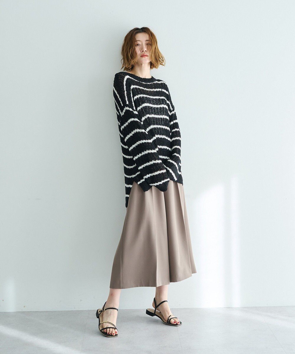 YECCA VECCA ベルトSETクロップド丈パンツ 