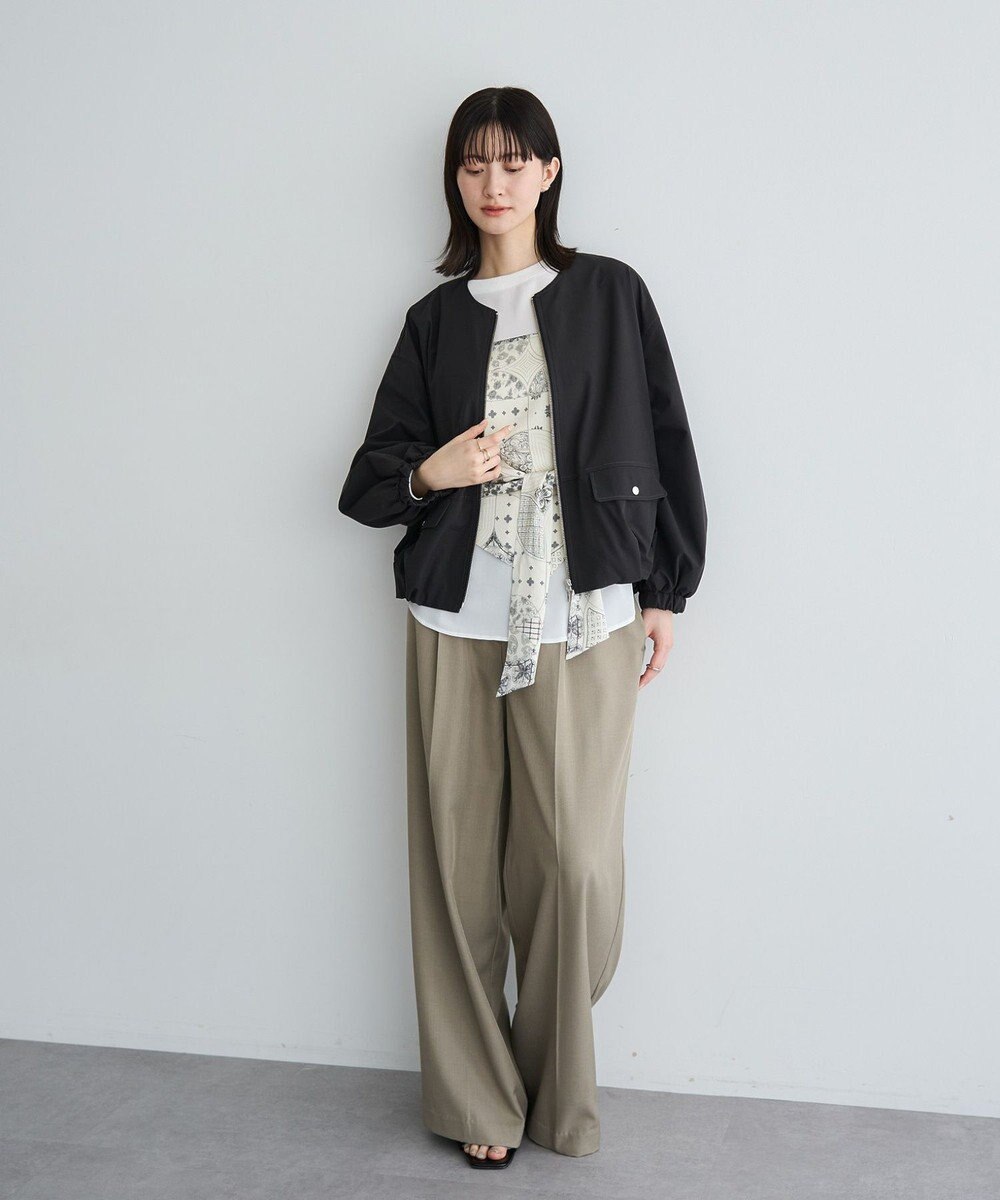 YECCA VECCA [撥水]バルーンブルゾン 