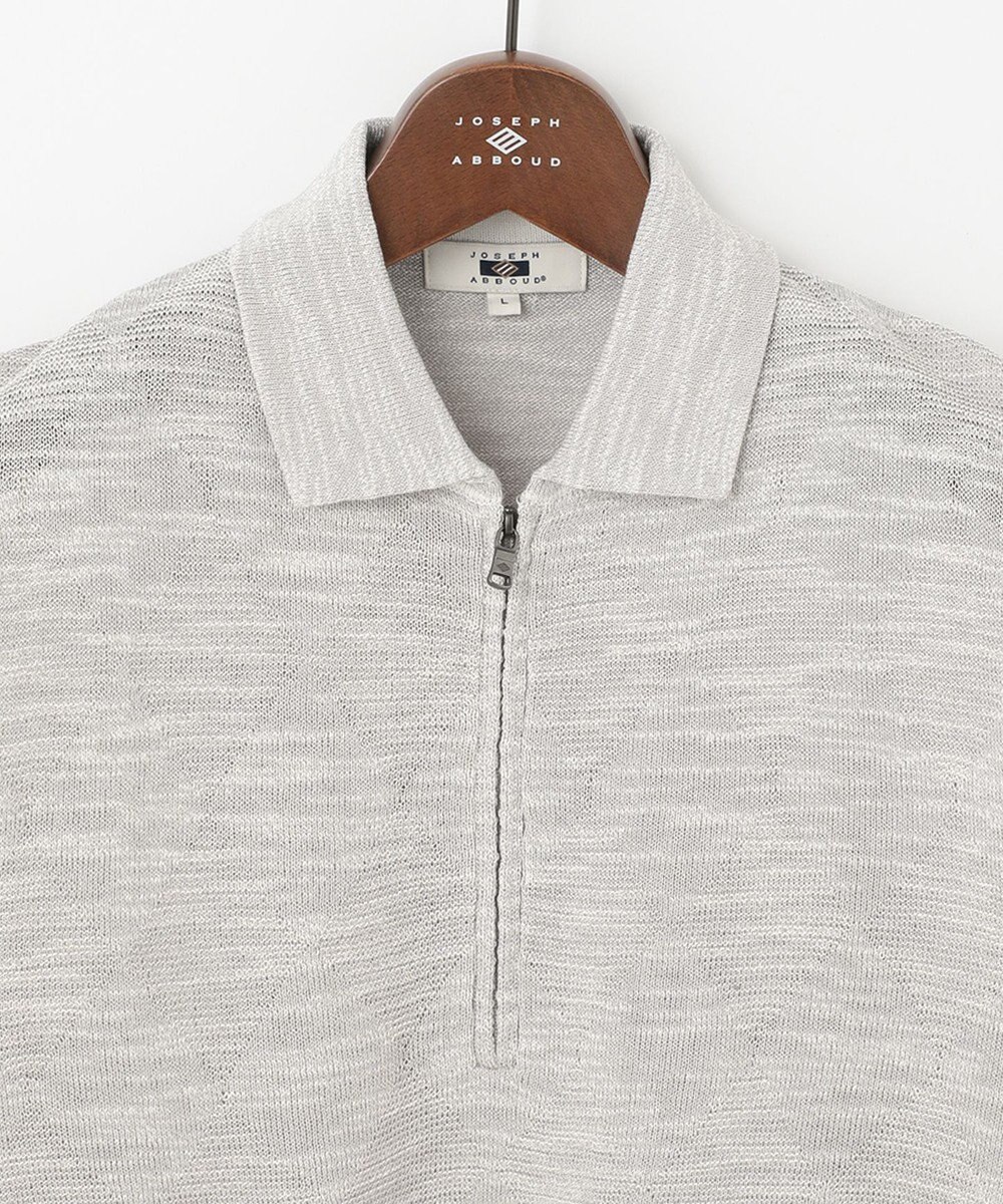 JOSEPH ABBOUD 【サスティナブル】スラブギマ ポロシャツ 