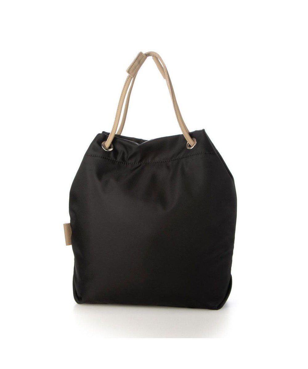 UNBILLION カシュカシュ cachecache / ナイロンツイル牛革付属ハトメショルダー 