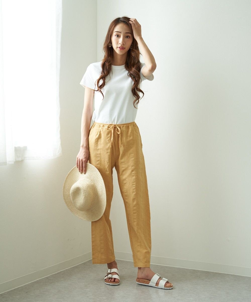 OP／FILA 【OP】ジャガード織ロングパンツ 