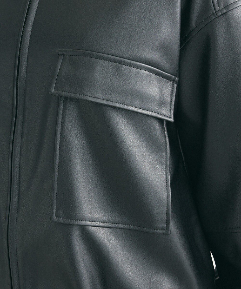 Green Parks フェイクレザージャケット 