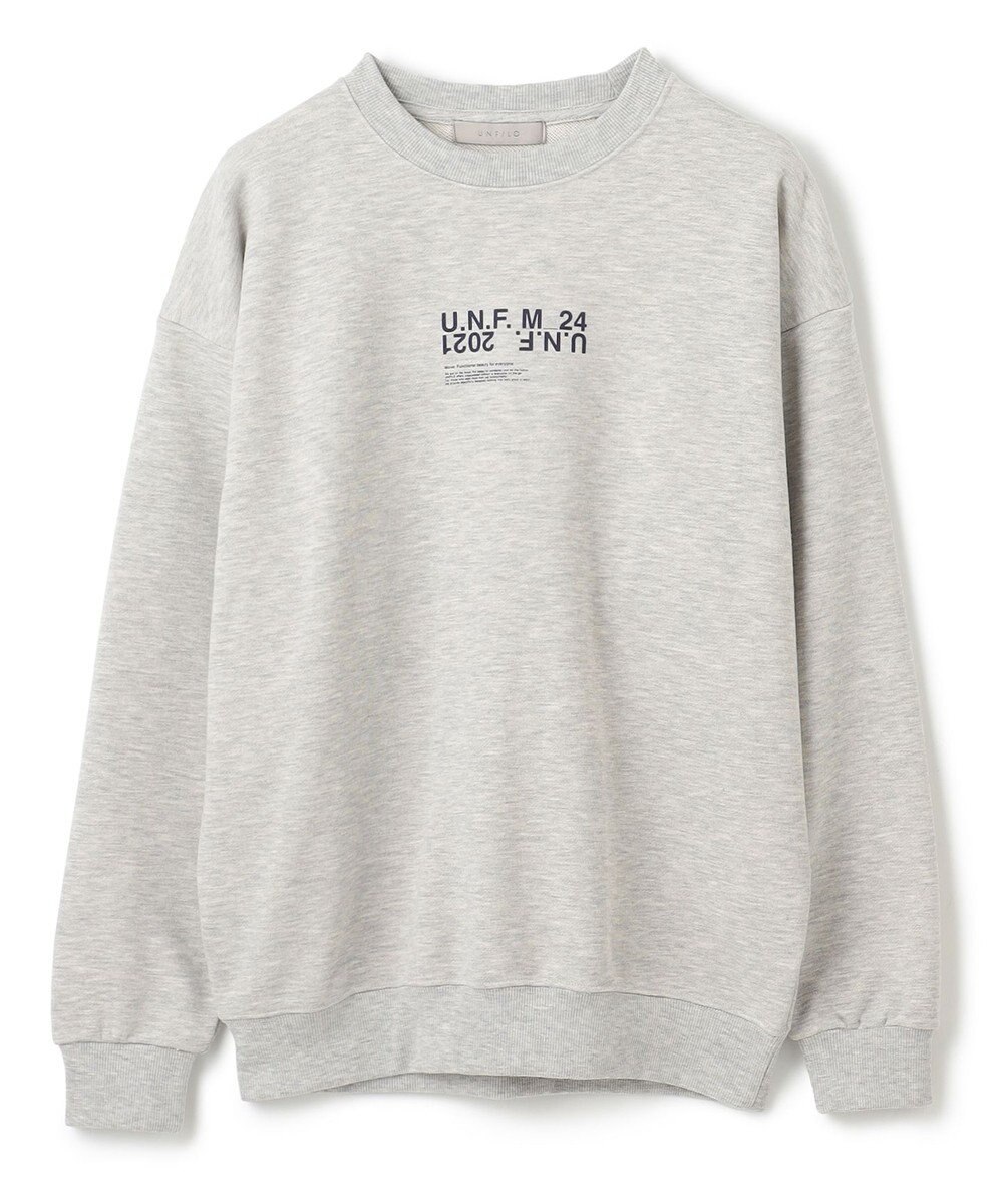 UNFILO MENS 【男女兼用】グラフィックプリント スウェットTEE [24年秋冬商品] 
