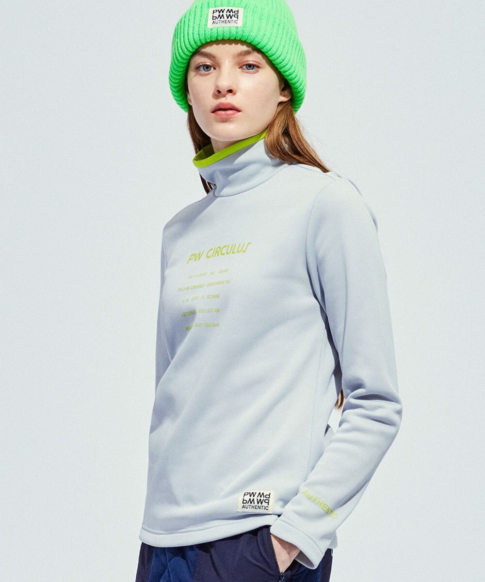 PW CIRCULUS 【あったか裏地/防寒】【WOMEN】モックネックカットソー 