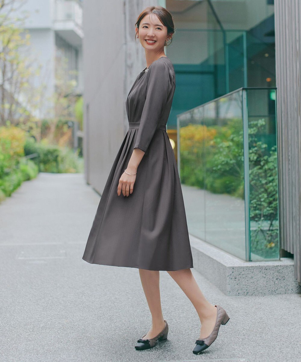 Tiaclasse 【おのののかさん・安田美沙子さん着用】リボンキルティングパンプス　レインシューズ 