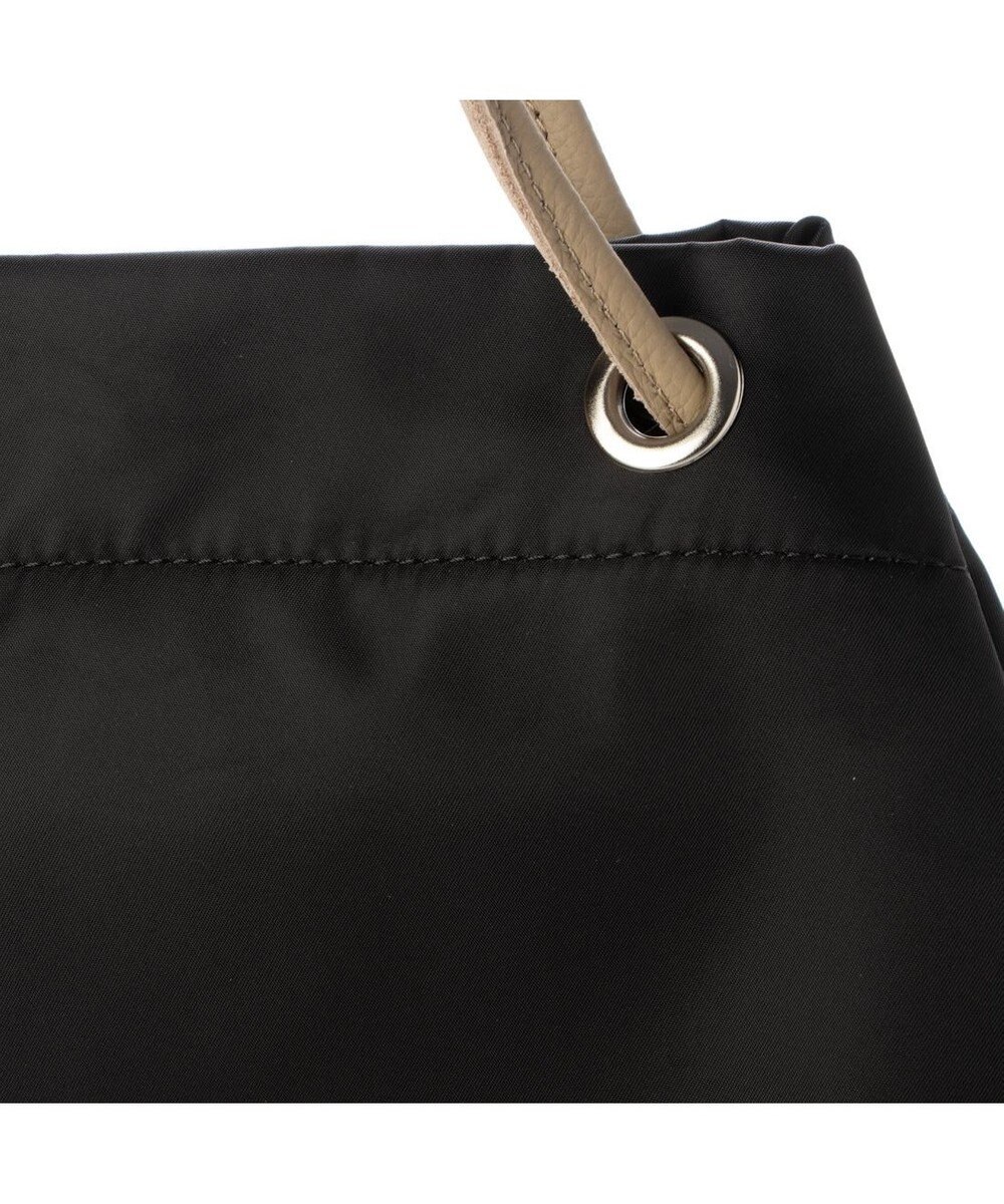 UNBILLION カシュカシュ cachecache / ナイロンツイル牛革付属ハトメショルダー 