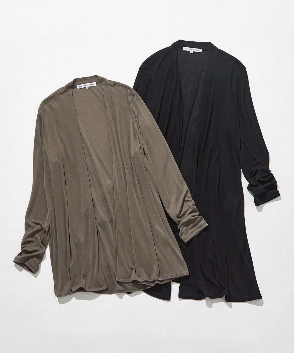 23区 【UVケア/接触冷感】マルチ機能 シアー ロング カーディガン 