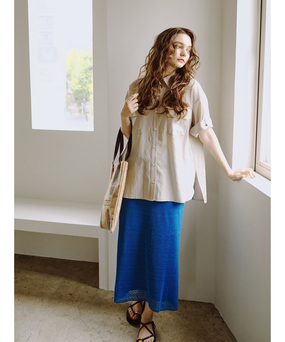 Te chichi レースプリーツナロースカート《2026 SUMMER LOOK item》 