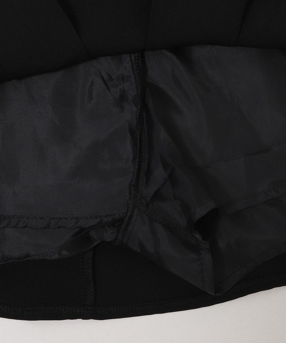 WEGO ハイウエスト2段プリーツスカパン 