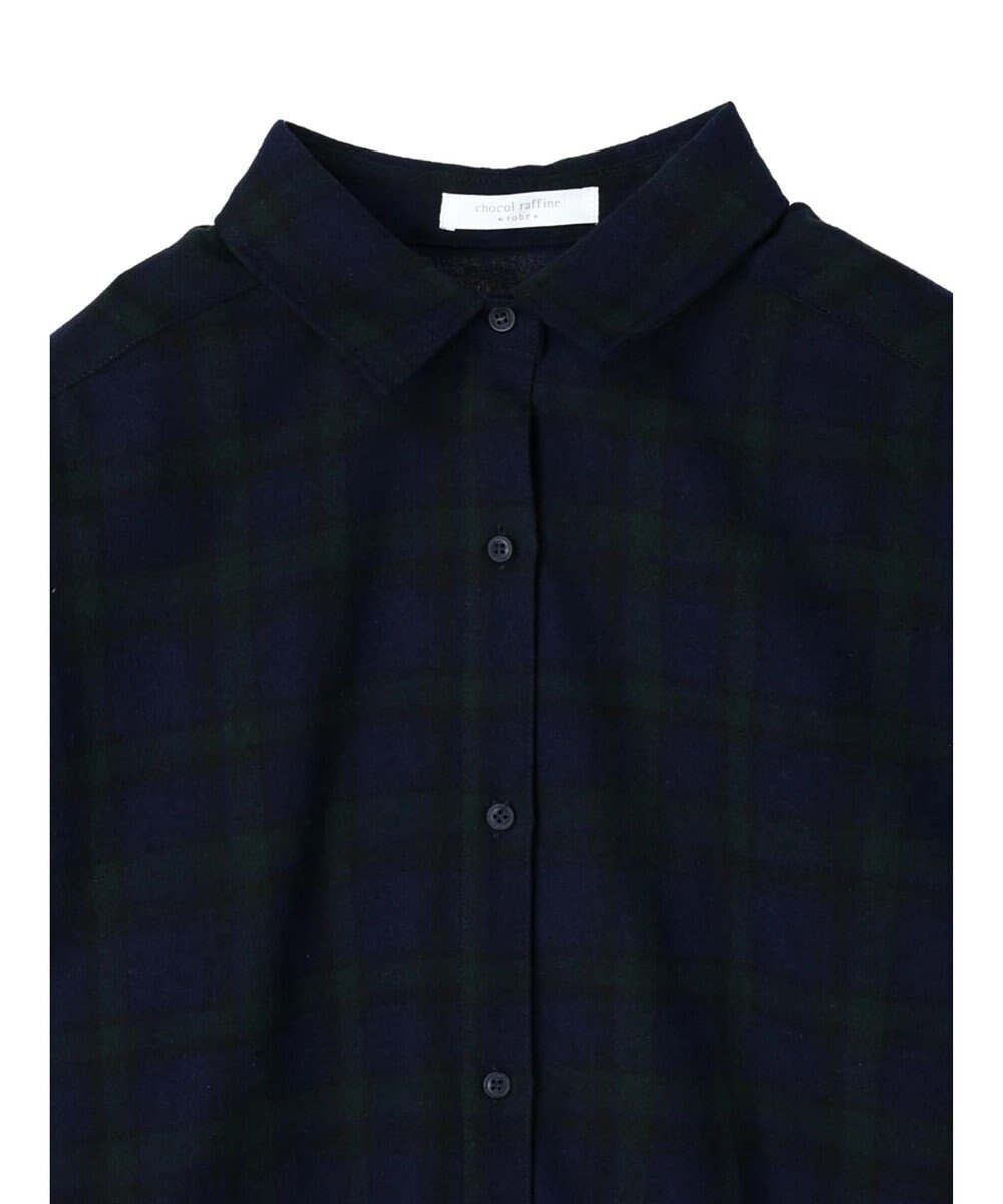 Green Parks ネルチェックシャツ 