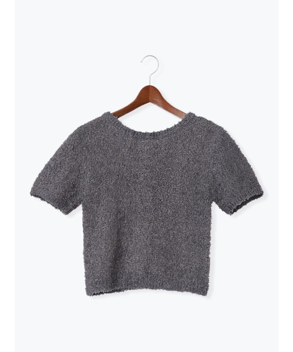 Te chichi テープヤーン前後2WAY5分袖カーディガン 