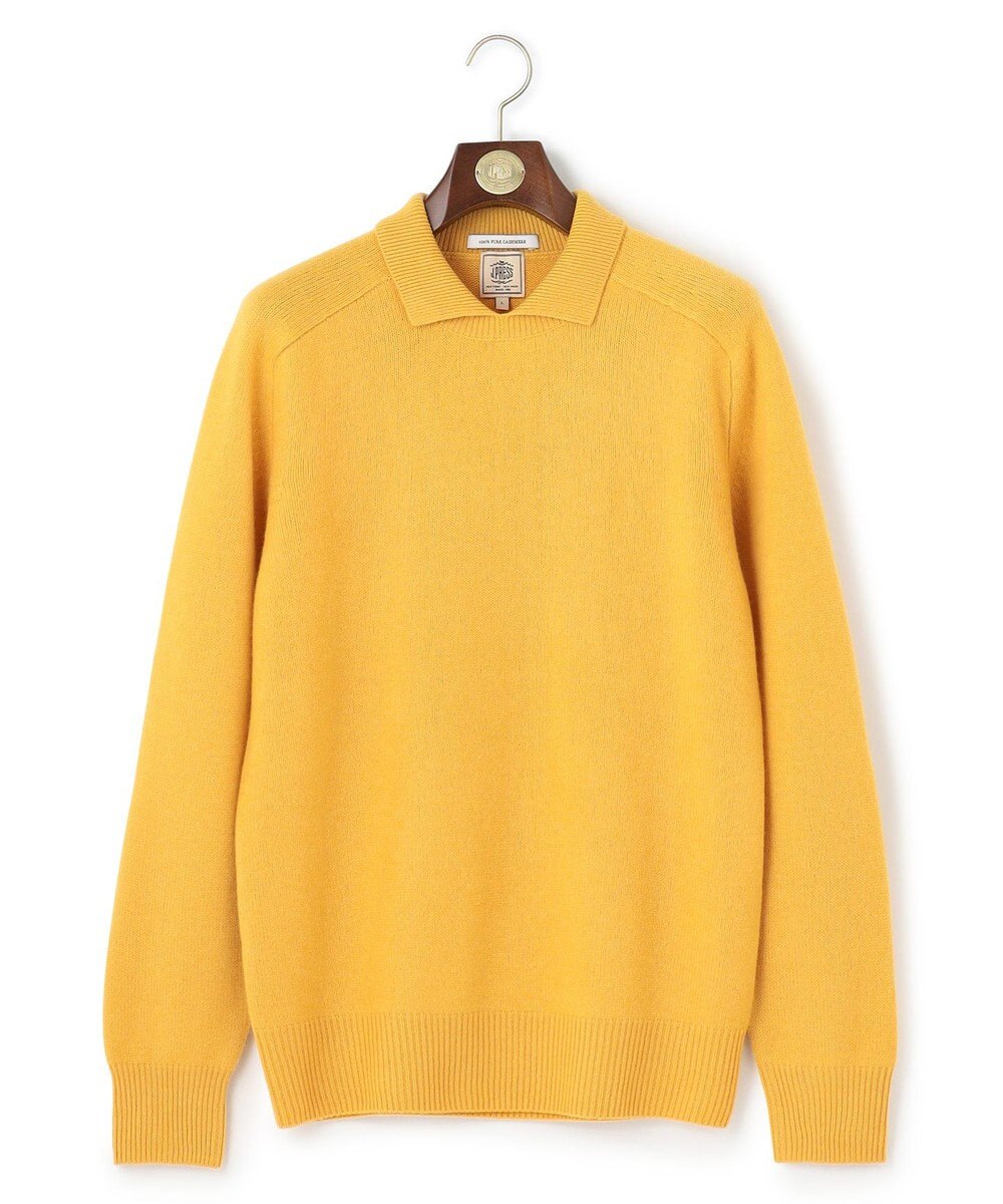 J.PRESS MEN ポロカラー カシミヤニット 
