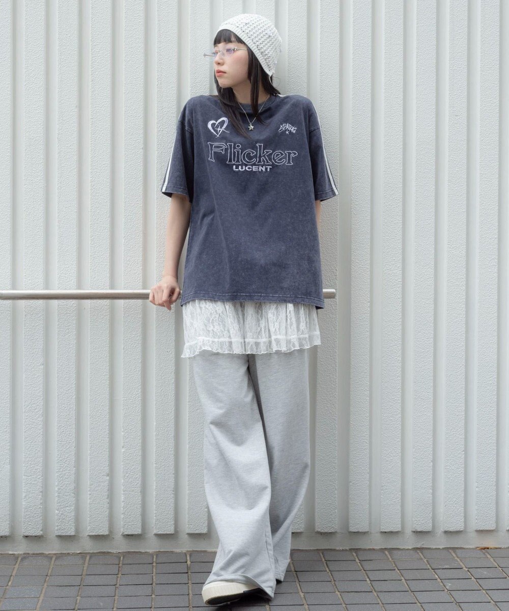 WEGO 【ユニセックス着用ITEM】スリーブラインロゴBIG　T（SS） 