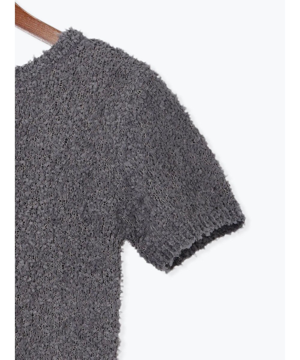 Te chichi テープヤーン前後2WAY5分袖カーディガン 