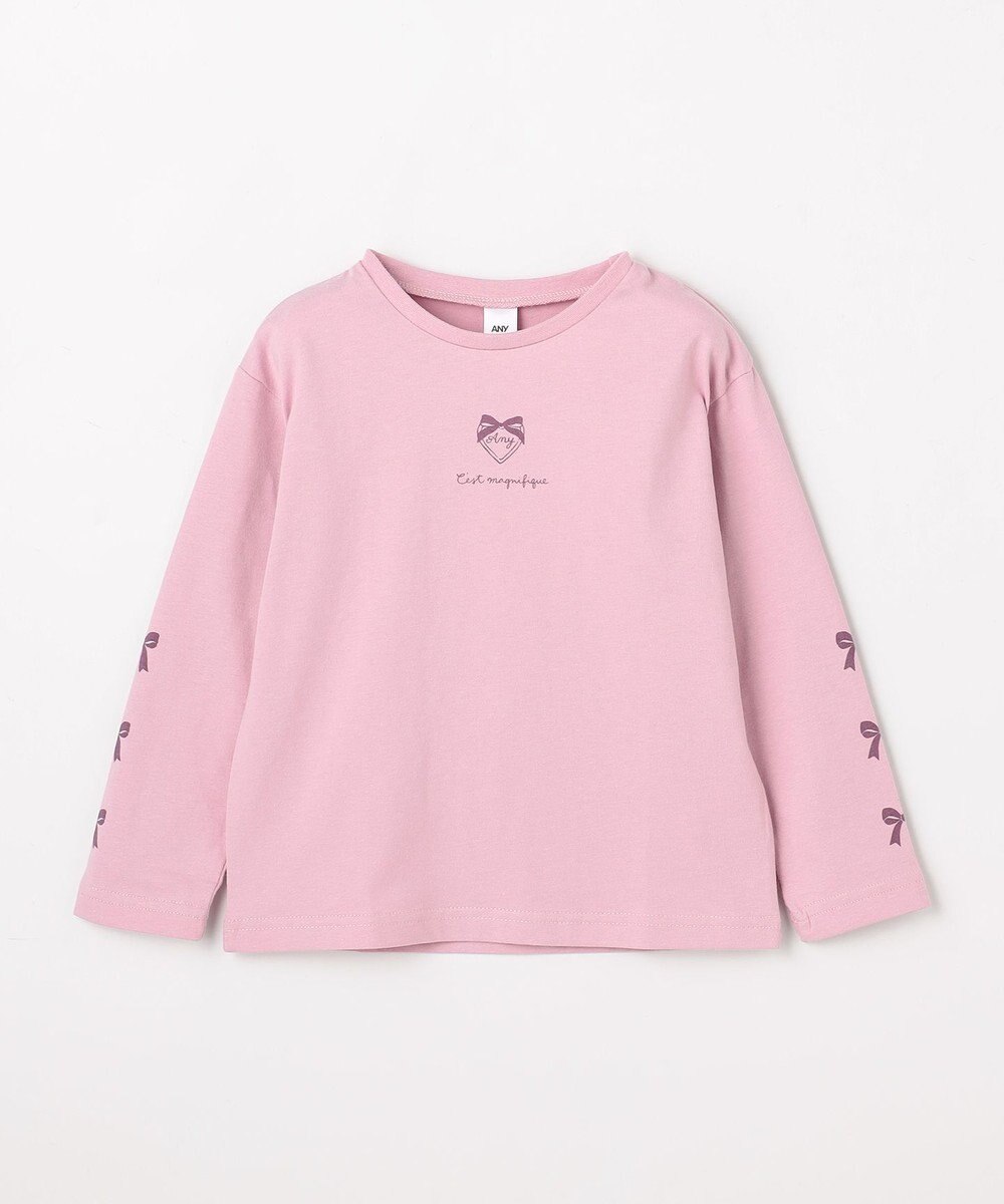 ANY KIDS 【一部店舗/WEB限定】【綿100%】プリント 長袖Tシャツ 