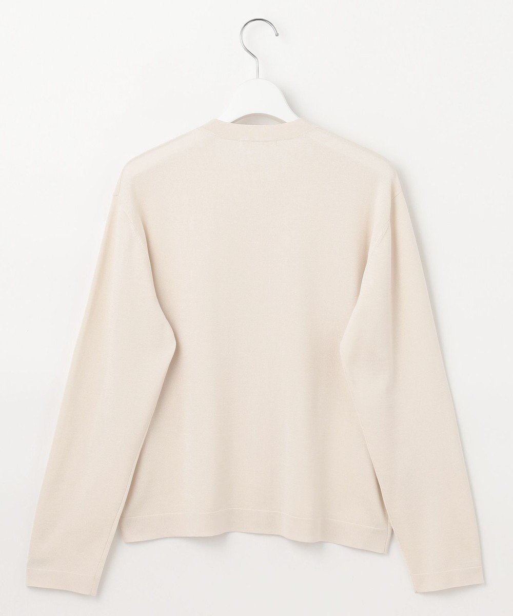 自由区 L 【アンサンブル対応・洗える】アセテートコットン カーディガン 