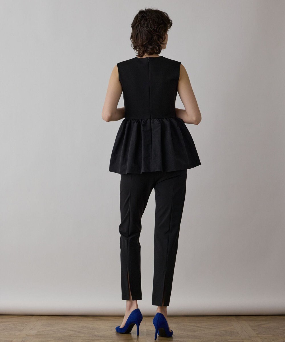 GRACE CONTINENTAL タフタペプラムトップ 