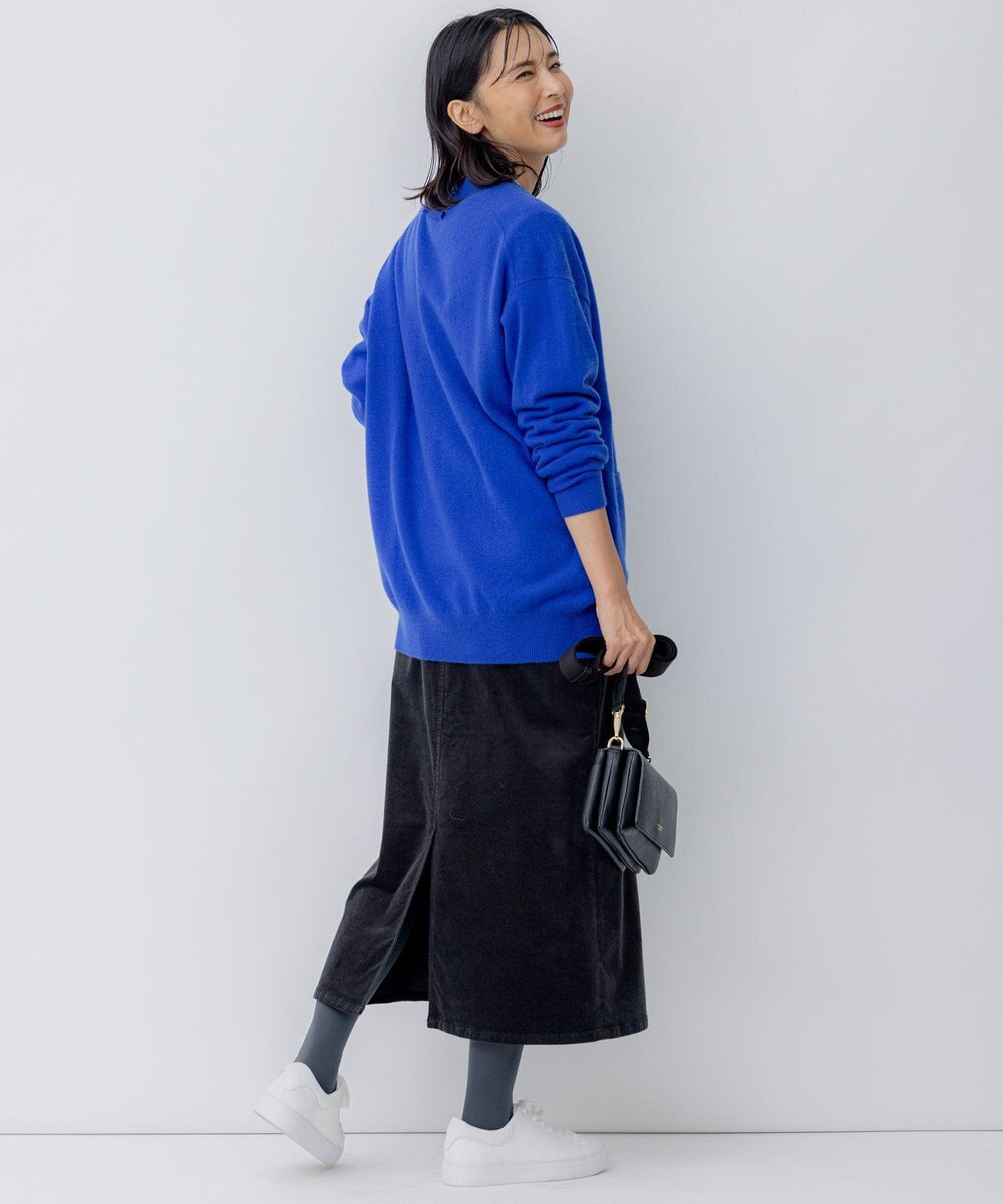 23区 【洗える】ピュアカシミヤ カーディガン 