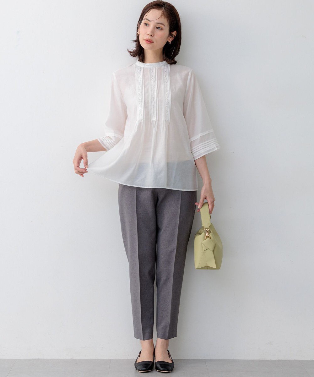 組曲 シュットクロステーパード パンツ 