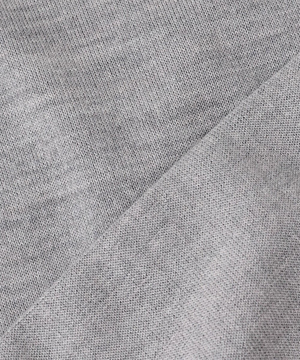 23区 S 【洗える】サステナブルウール Vネック バイカラー カーディガン 