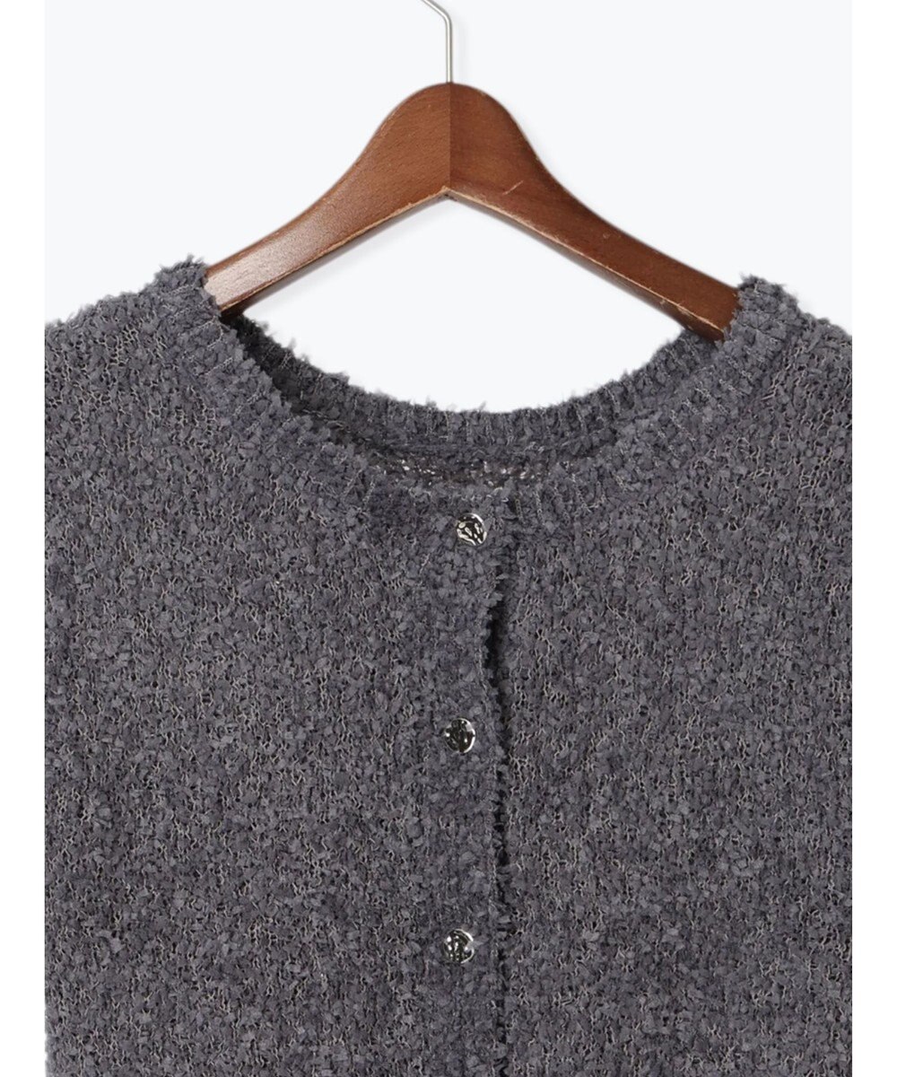 Te chichi テープヤーン前後2WAY5分袖カーディガン 