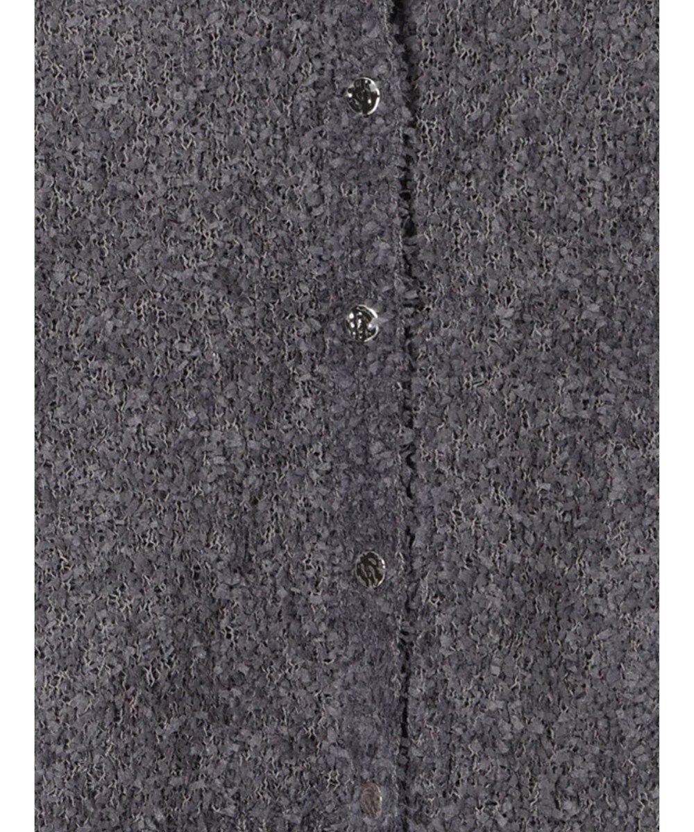 Te chichi テープヤーン前後2WAY5分袖カーディガン 