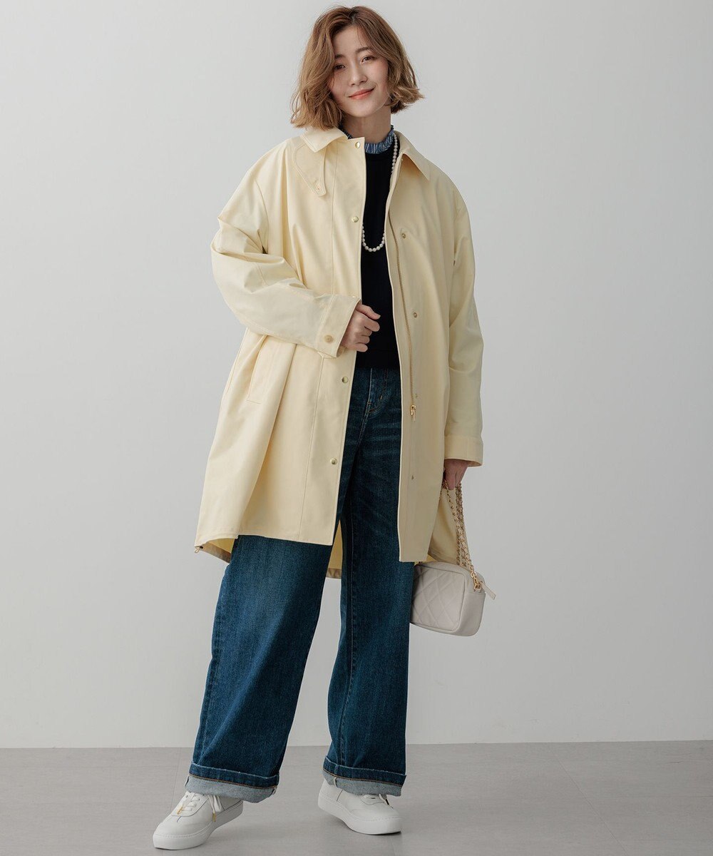 23区 【撥水加工/洗える】中綿ベストライナー付き マルチウェイアウター 