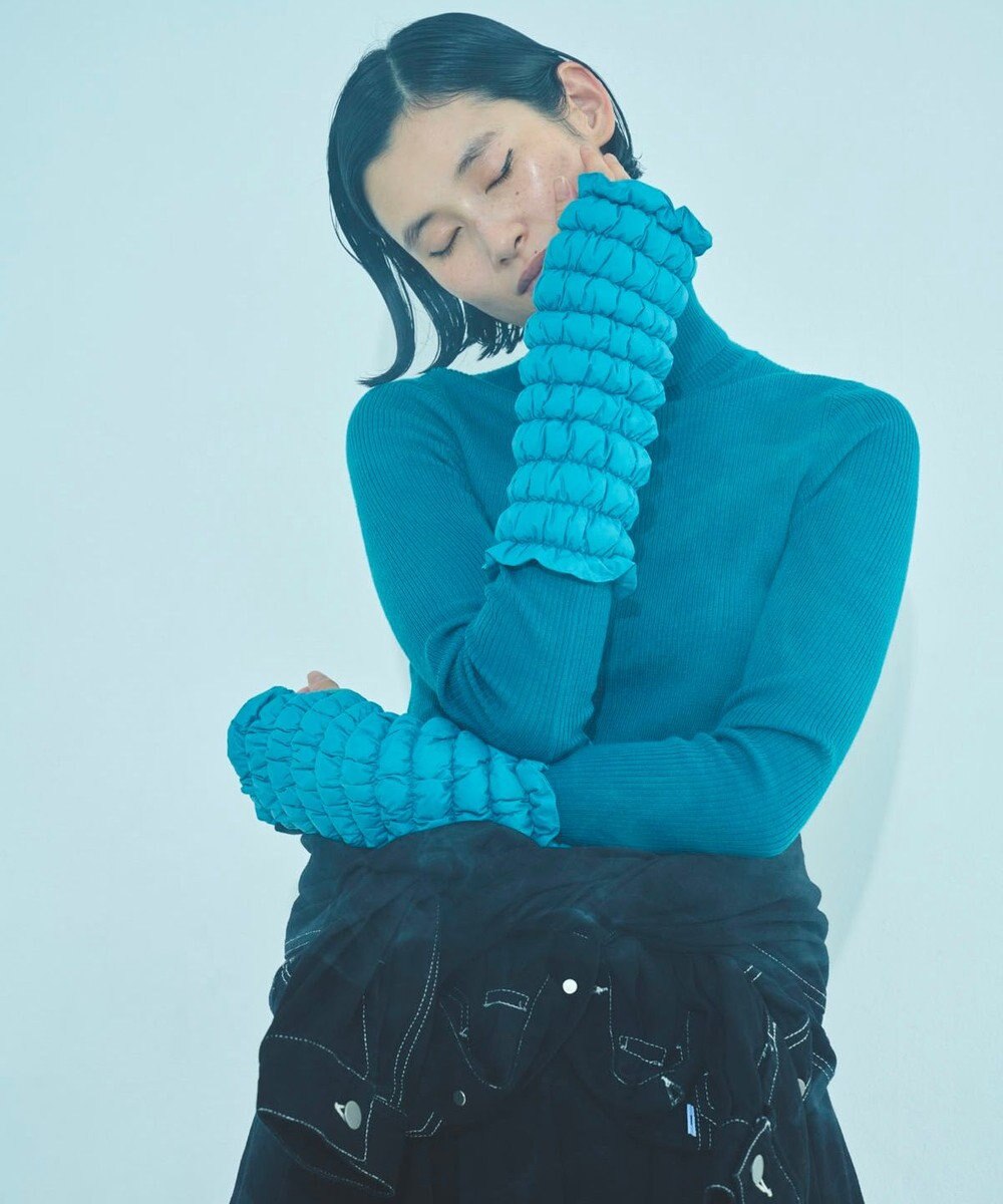 KWD 【日本製】DOWN ARM WARMER グリーンダウン ダウンアームウォーマー 