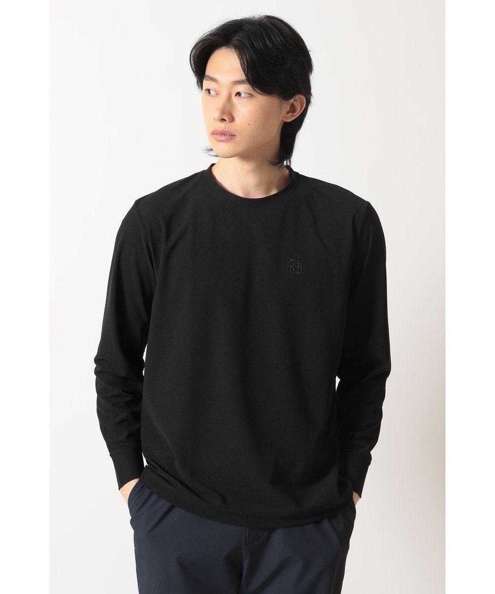 DAKS エンボスロゴ ロングTシャツ 