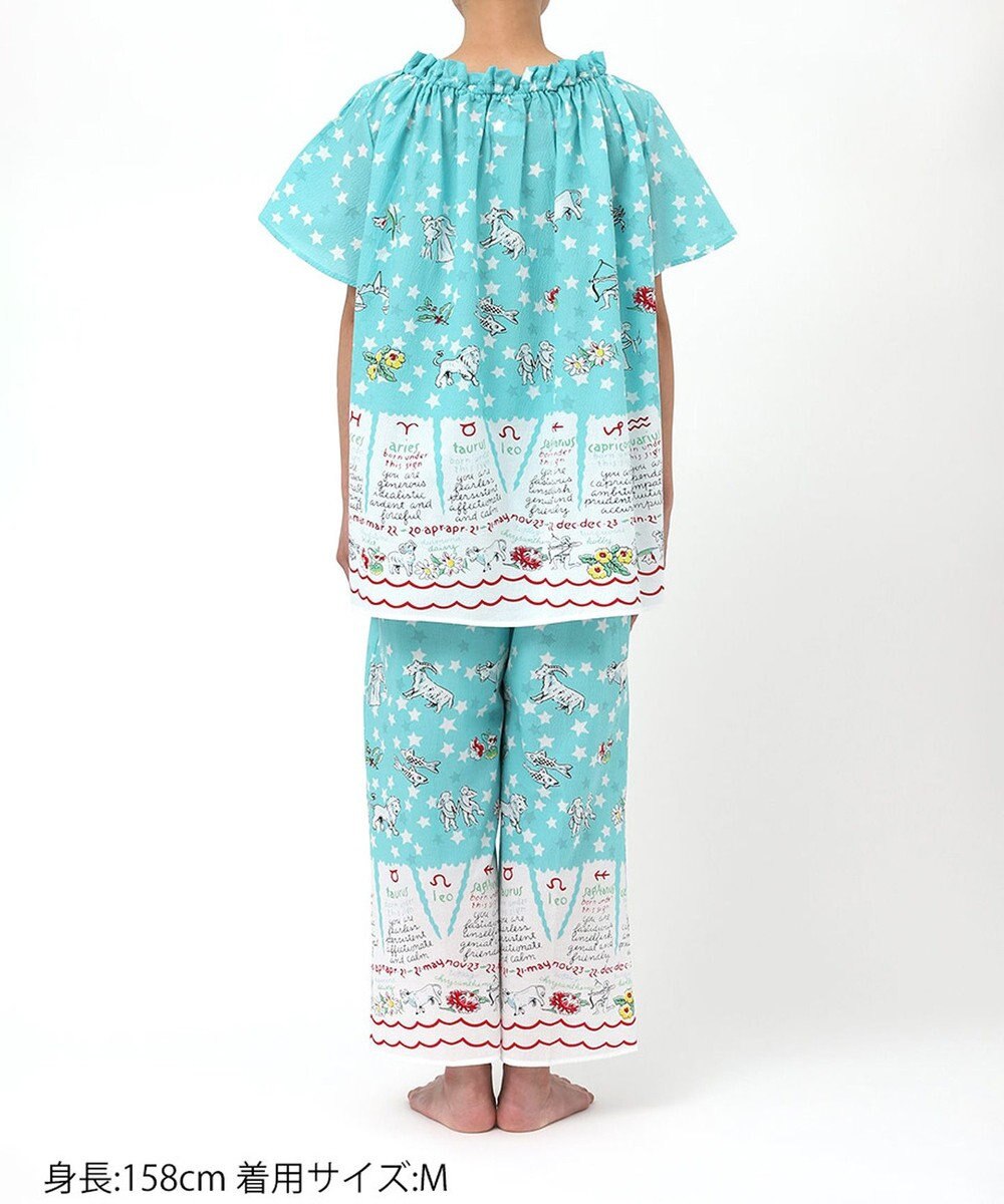 tsumori chisato SLEEP ツモリチサト パジャマ 5分袖 半袖 9分丈 綿100%(本体) ローン素材 レディース UDT146 /ワコール 