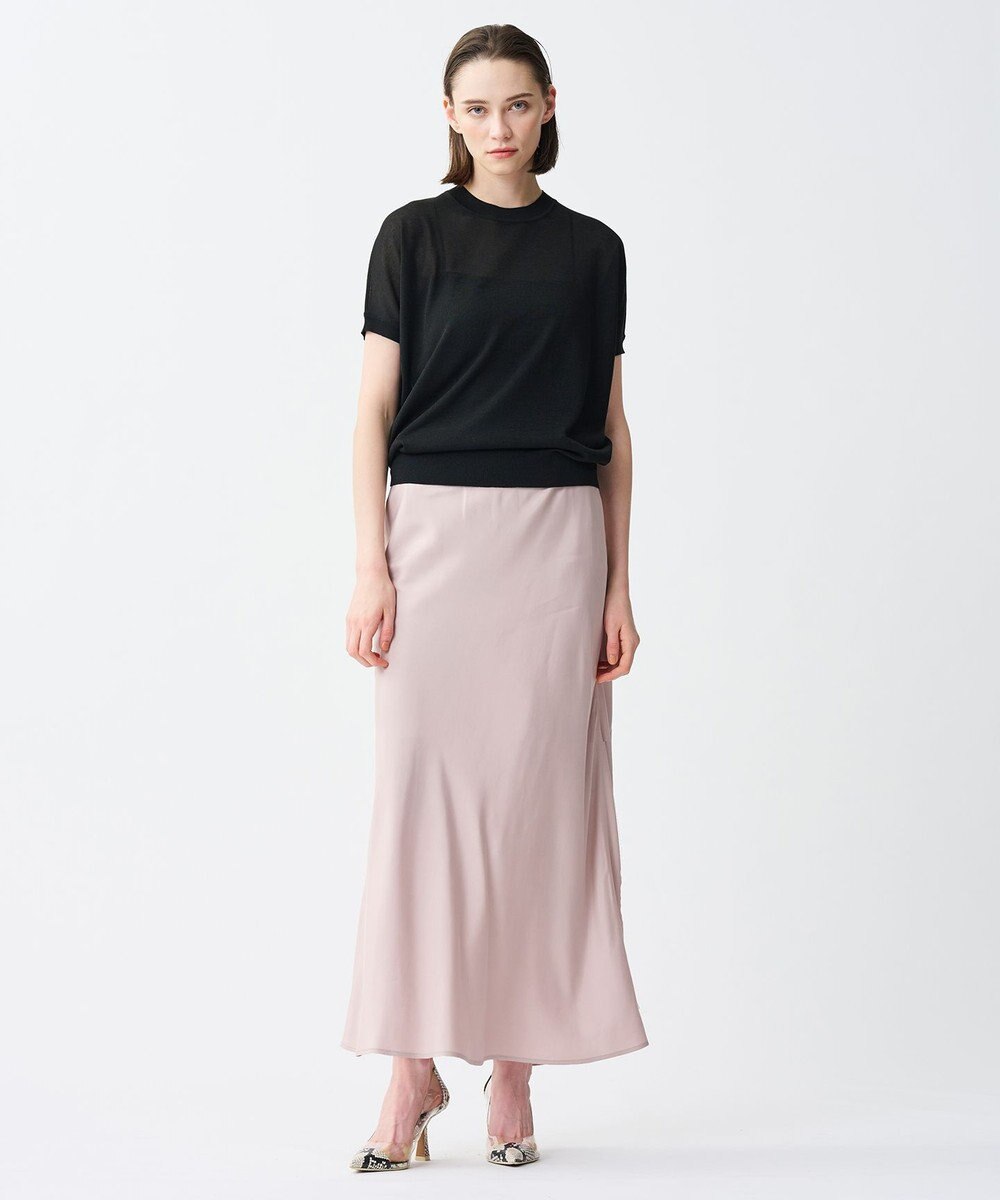 uncrave 【新色追加！】フィブリルシャンブレー フレアスカート 