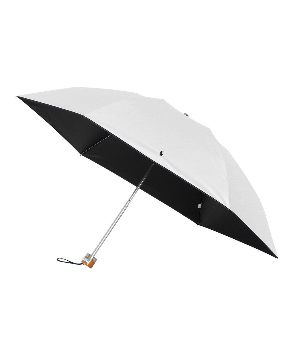 MOONBAT POLO RALPH LAUREN 晴雨兼用日傘 折りたたみ傘 ワンポイントPP／一級遮光 遮熱 UV 