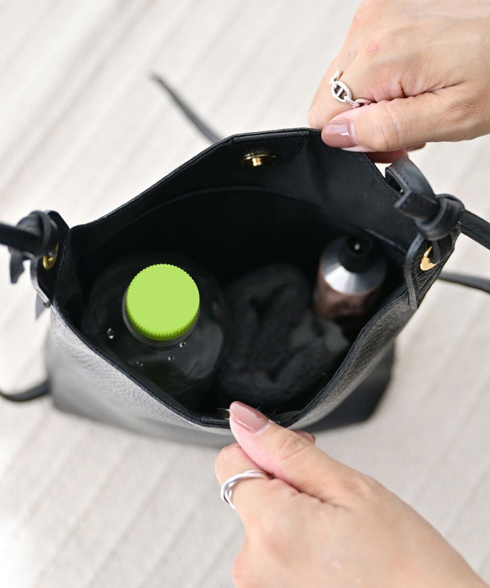 Hekhèr Le Style de Vie 【日本製】ハラコ×シュリンクレザー ショルダーバッグ 