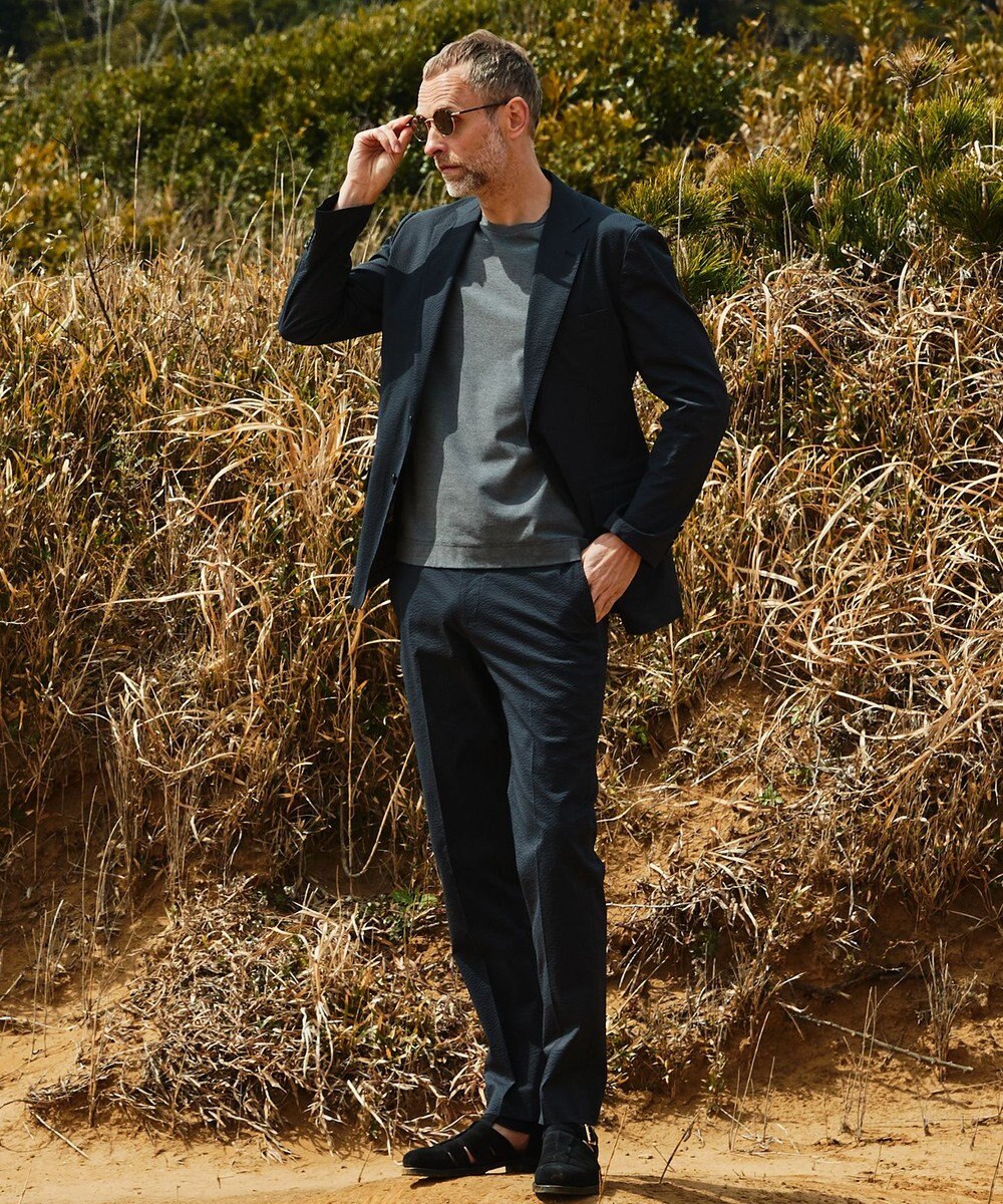 GOTAIRIKU セットアップ可【軽量/ストレッチ】クールマックスサッカーセットアップ ジャケット 